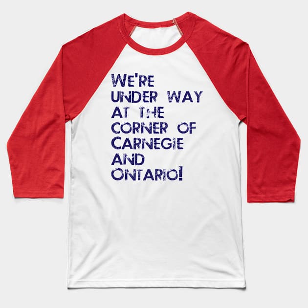 Carnegie and Ontario Baseball T-Shirt by kathleenjanedesigns